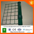 euro style green color pvc coated holland wire mesh fence